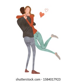 Illustration material: couple, love, happiness, lifestyle