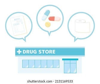 Illustrationsmaterial für Apotheken.