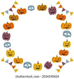 It is an illustration material of Halloween.Easy-to-use vector data.