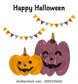 It is an illustration material of Halloween.Easy-to-use vector data.