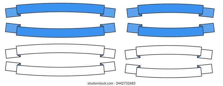 material de ilustración de la cinta de encabezado
