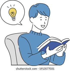 Illustrationsmaterial eines Lesers