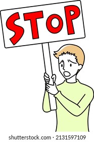 Illustrationsmaterial von Demonstranten, Demonstranten
