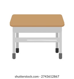 Illustration material of school desk