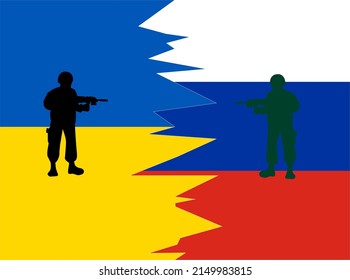 Es un material ilustrativo que muestra la guerra entre Rusia y Ucrania.