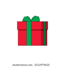 Illustration material of simple and cute present