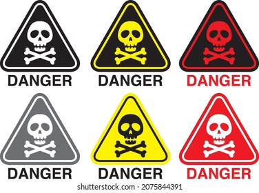 Illustration material for skeleton signs