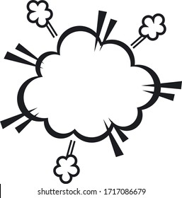 Material de ilustración de la burbuja del habla.
