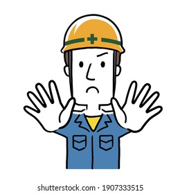 Illustrationsmaterial: Junge Männer in Arbeitskleidung, frei