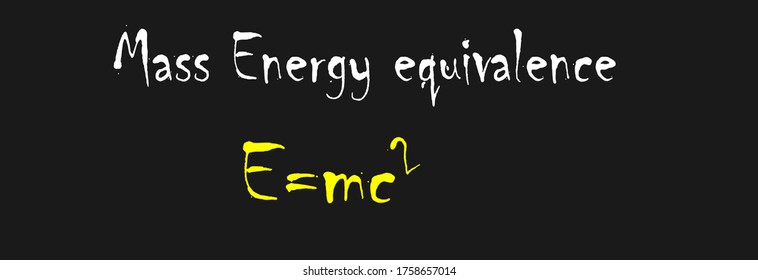 Illustration of mathematical equation in black board background.