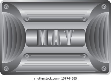 illustration May iron card