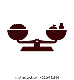 Illustration of meal and diet