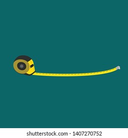 Illustration of Measuring Meter Tape