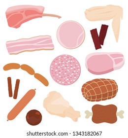 Illustration of meat