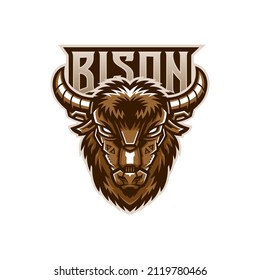 ilustración de mecha bison head