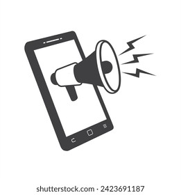 illustration of media propaganda, vector art.