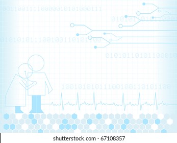 illustration of medical/healthcare background