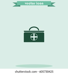 Illustration of medicine chest.