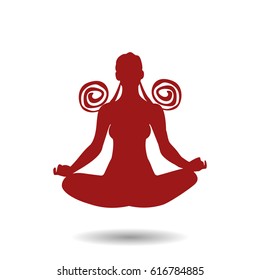 Illustration of meditation