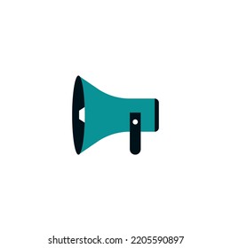 illustration of megaphone, simple and clean illustration