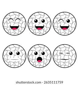A Ilustração de Melon Fruit Emoticon