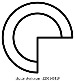Illustration of memphis line icon