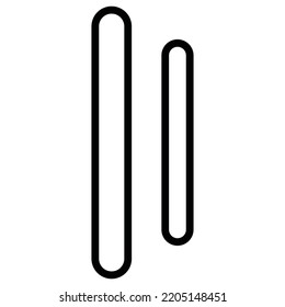 illustration of memphis line icon