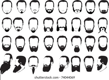 Similar Images, Stock Photos & Vectors of illustration with men beard