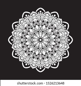 illustration of mendala art design