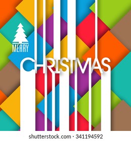 Illustration of merry Christmas for the celebration of Christian community festival.