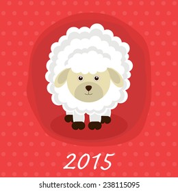 Illustration for Merry Christmas and Happy New Year background design
