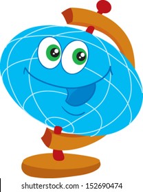 illustration merry Globe