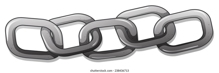 Illustration of a metal chain