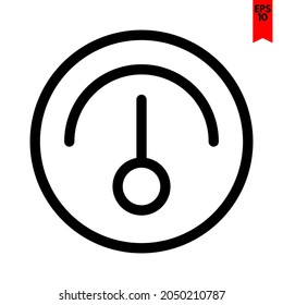 illustration of meter design icon