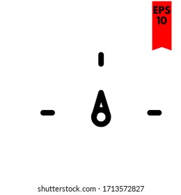 illustration of meter flat icon