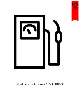 illustration of meter flat icon