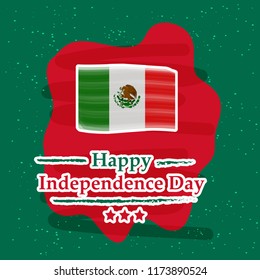 illustration of Mexico Independence Day also known as Viva Mexico meaning Long Live Mexico, Background
