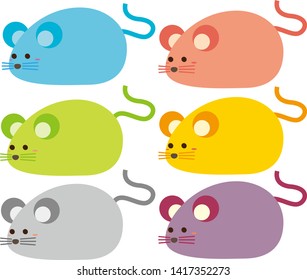 Illustration of mice.Illustration of rats　