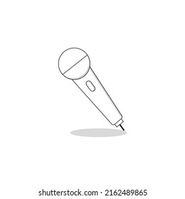 Illustration of microphone design Free Vector
