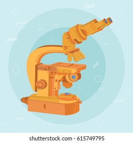 Illustration of microscope