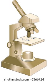 Illustration of microscope