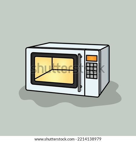 The Illustration of Microwave Oven