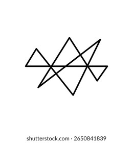 Uma ilustração da Estrela de Midas, um símbolo frequentemente associado com a alquimia, a transformação e o conhecimento esotérico.