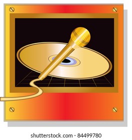  illustration mike and disk gold for cover