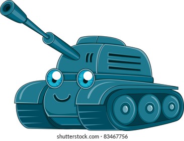 Illustration of a Military Tank
