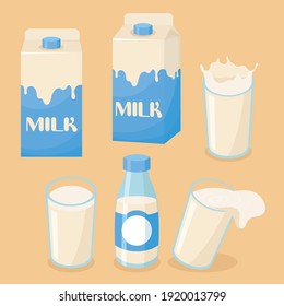 Glass Milk Spilled Stock Illustrations Images Vectors Shutterstock