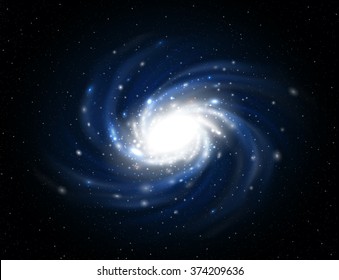 Illustration of Milky way, EPS 10 contains transparency.