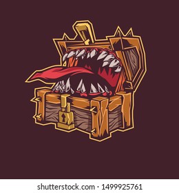 an illustration of a mimic monster