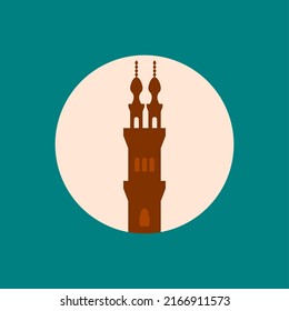 Illustration Of Minaret Al Azhar Mosque