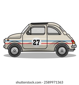 The Illustration of Mini Car 27